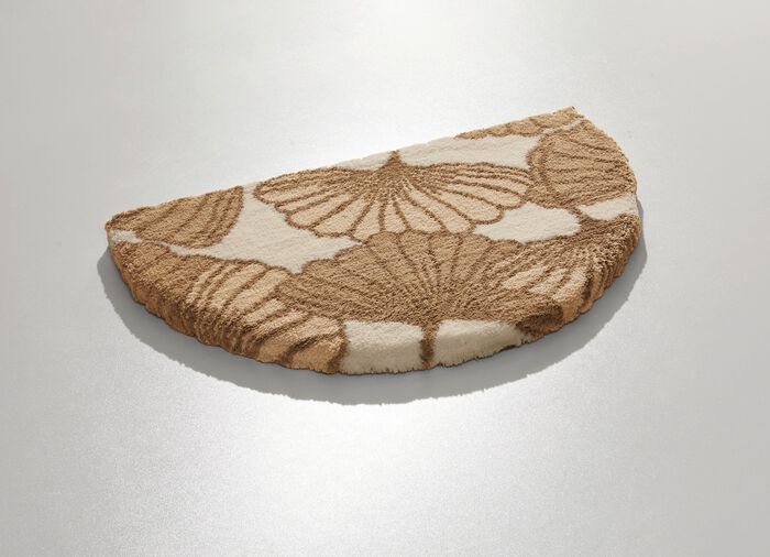 Badkamerset met ginkgo-bladmotief 