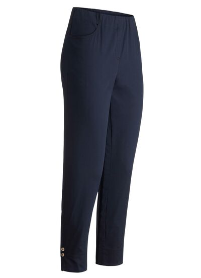 Broek met decoratieve knopen 