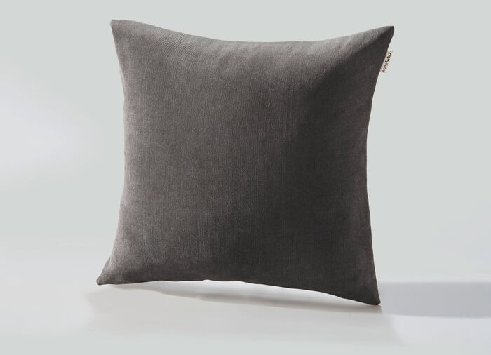 Stoelkussen en kussenhoes in fijn ribfluweel 