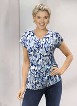 Shirt met verlaagde schouders 