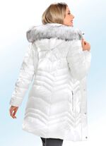 Functionele korte jas met afneembare capuchon 