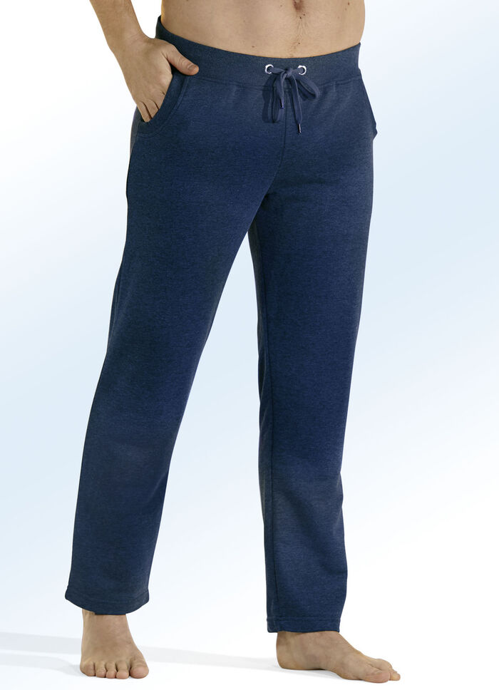 Slaap- en vrijetijdsbroek, lang, met trekkoord en steekzakken, set van twee 