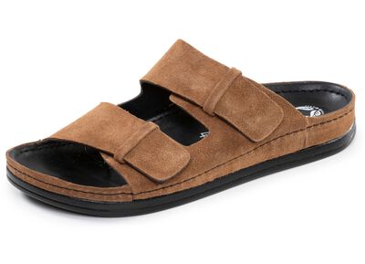 Mubb, klassieke herenmuiltjes, breedte H, gemaakt van leer 