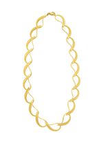 Vergulde zilveren ketting 