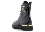Remonte, stijlvolle dames enkellaarsjes, winterschoenen, breedte G, met uitneembaar voetbed SCHWARZ-GOLD