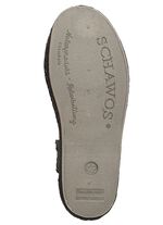 Pantoffel met elastiek aan de zijkant ZWART