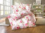 Beddengoedset met rozendessin 