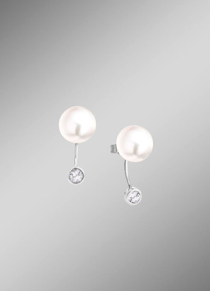 Klassieke oorbellen met zoetwaterparels 