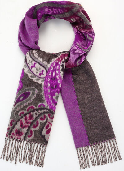 Sjaal met paisley-motief 