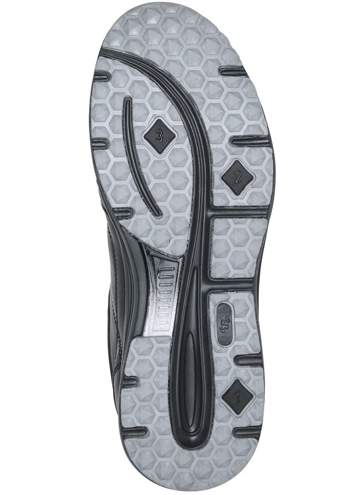 Slippers met comfortabele vulling ZWART