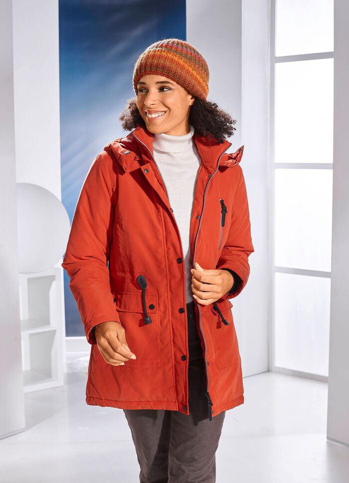 Lang jack met 2-weg ritssluiting 