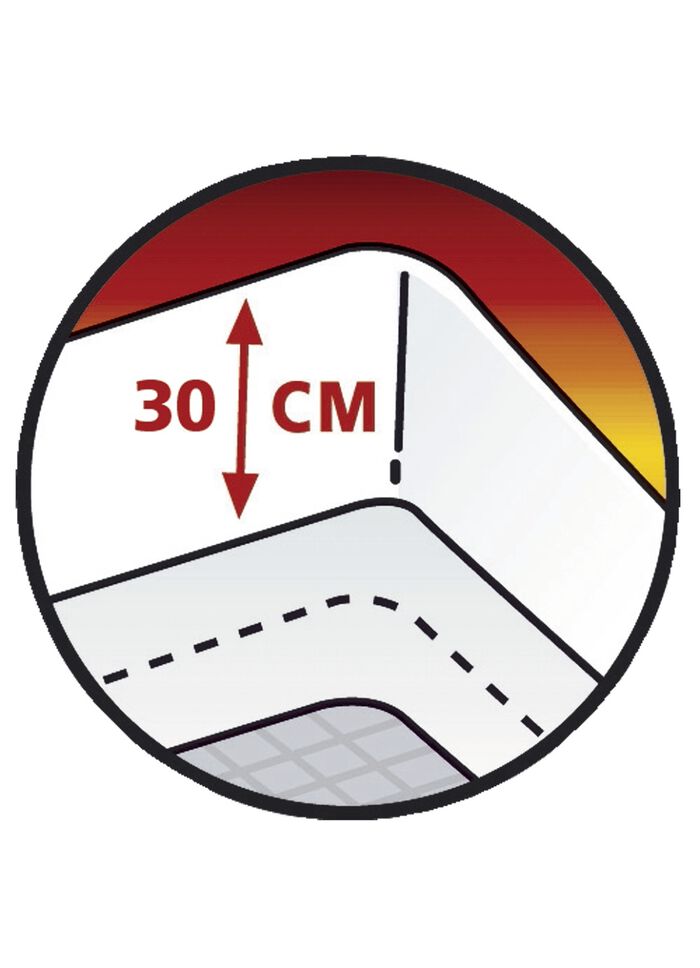 Luxe gedraaid jersey hoeslaken met elastaan LAVENDEL