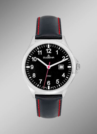 Herenhorloge met roestvrijstalen kast 