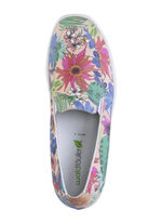 Waldläufer pantoffels van gecoat textiel met bloemenprint MULTICOLOR