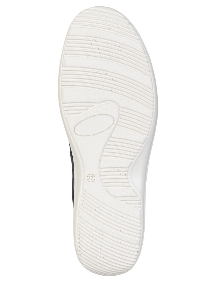 ELENA EDEN, comfortabele damespantoffels, breedte H, met uitneembaar voetbed MARINE