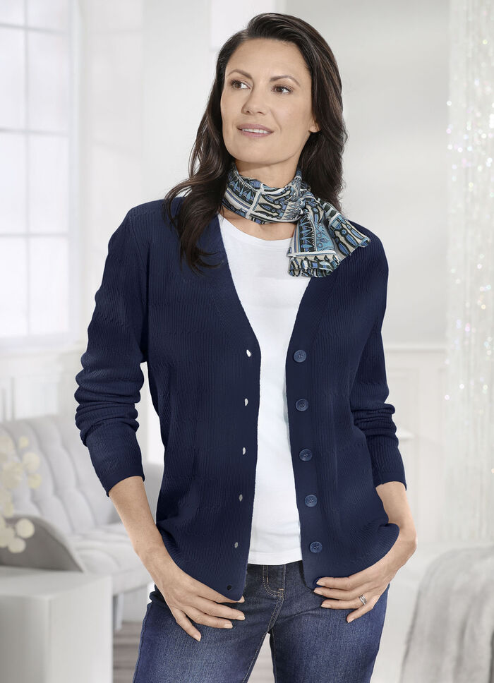 Vest van scheerwol (merino) MARINE