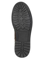 GINO GALANTE, klassieke heren enkellaarsjes, met rits TABAKSBRUIN