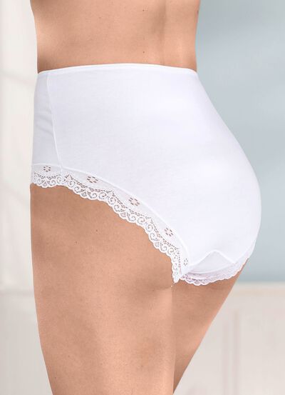 Verpakking van vier slips met elastische kant 