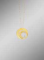 Edele hanger met diamant 