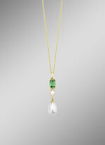 Delicate verfijning &ndash; hanger met parel- en kristalglans 