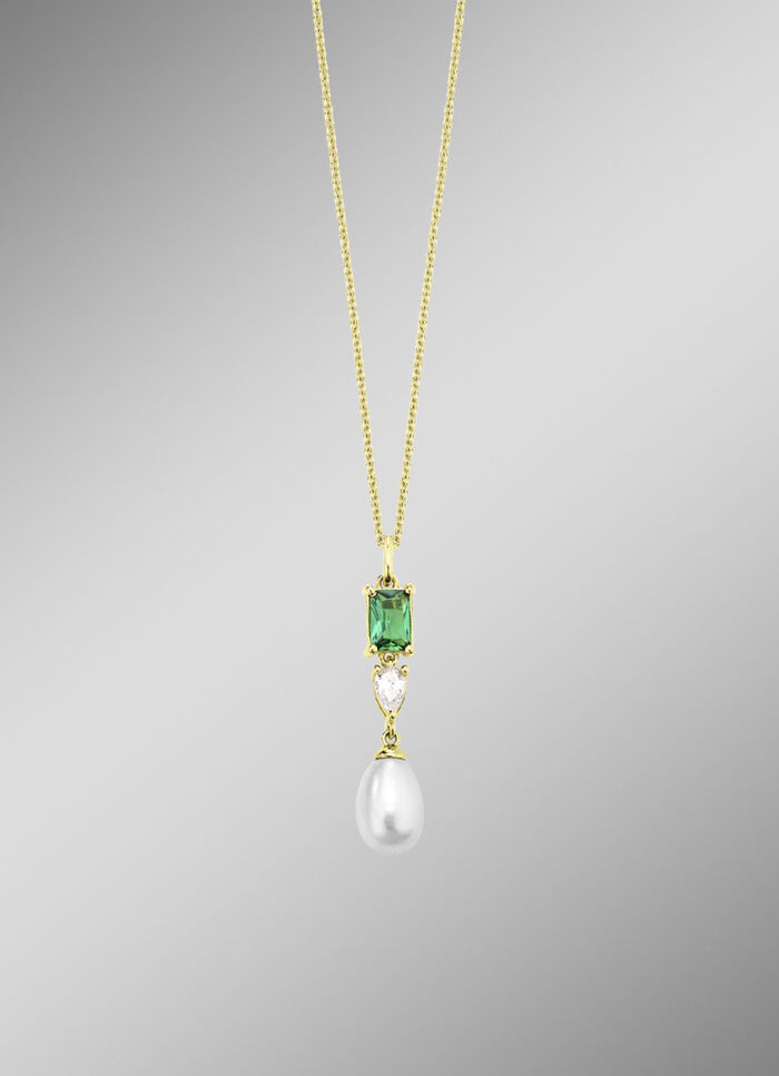 Delicate verfijning &ndash; hanger met parel- en kristalglans 