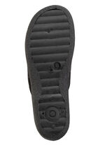 Slippers gemaakt van geruit textiel SCHWARZ-BRAUN