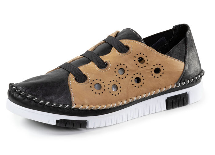 pantoffel SCHWARZ-CAMEL