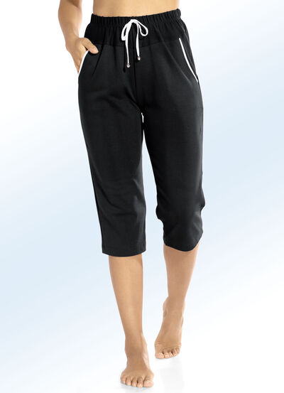 Capribroek met decoratief lint 