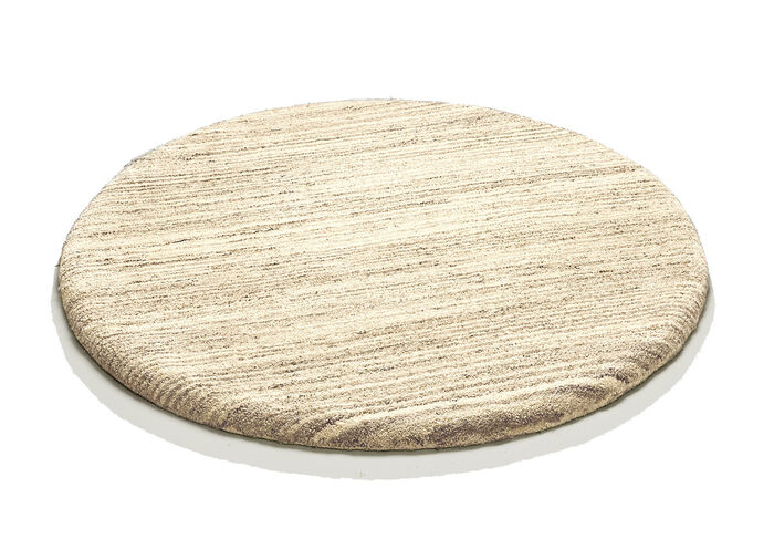 Handgetufte bruggen, vloerkleden en bedrokken UNI BEIGE