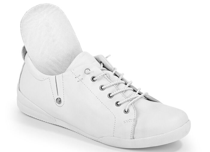 Andrea Conti, klassieke dames veterschoenen, met uitneembaar voetbed 