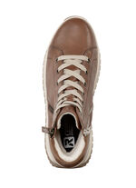 Rieker, trendy dameslaarzen, winterschoenen, met uitneembaar voetbed BRUIN