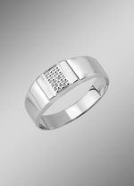 Edele herenring met diamant 