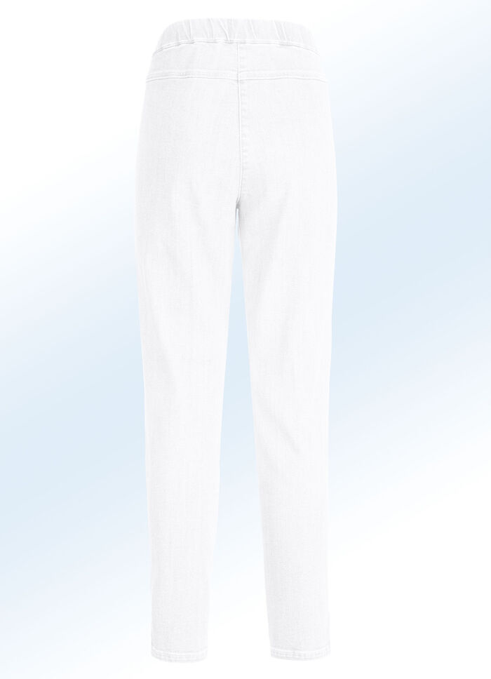Magische jeans met hoog stretchgehalte WEISS