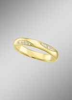 Glanzende trouwring 