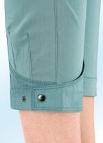 7/8-lange broek met contrasterende sierband 