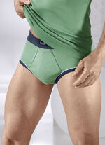 Drie-pack fijne ribslips 