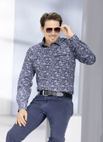 Geweldig shirt "Milano Italië". BLAUW
