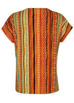 Shirt met gehaakte kanten rand 