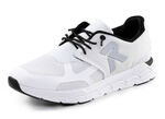 Rieker sneaker gemaakt van gedeeltelijk gecoat mesh-materiaal WIT