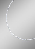 Met diamant beklede pottenketting met karabijnsluiting 