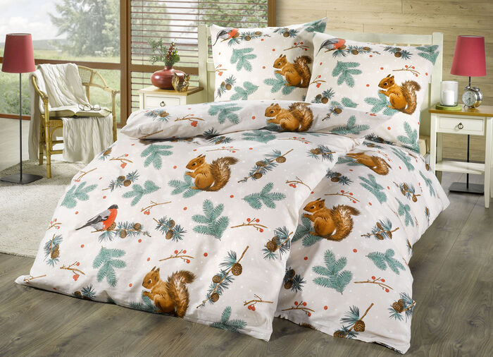 Beaver beddengoedset gemaakt van 100% katoen 