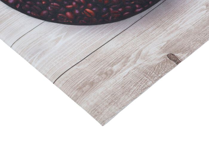 Onderhoudsvriendelijke en slijtvaste keukenloper CR&Egrave;ME-BRUIN