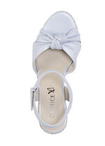 Caprice sandaal van zacht nappaleer BLAUW