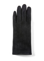 Handschoen met elegante, sprankelende glitterapplicaties SCHWARZ