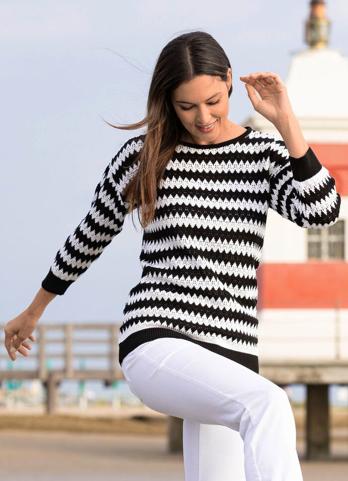 Trui met zigzagmotief 