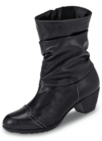 Andrea Conti, modieuze dames enkellaarsjes, winterschoenen, met rits 