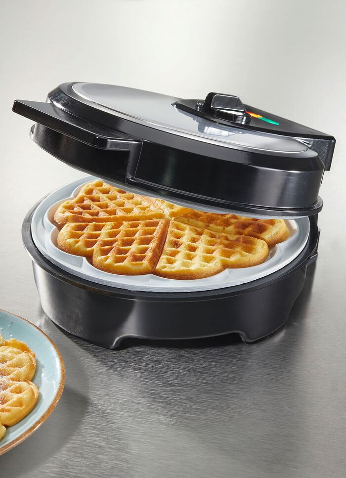 Wafelijzer voor dunne en dikke wafels in slechts 2-3 minuten 