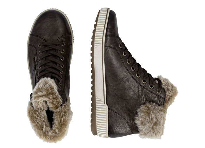 Remonte, gevoerde dameslaarzen, winterschoenen, breedte G, met uitneembaar voetbed DUNKELBRAUN