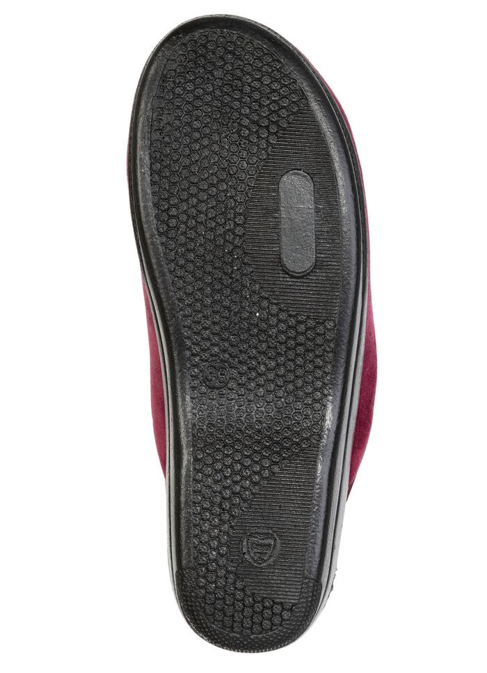 Tweepack klassieke damespantoffels, breedte G, met fonkelende strass-steentjes 