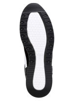 ELENA EDEN sneakers van nappa en suède SCHWARZ-WEISS